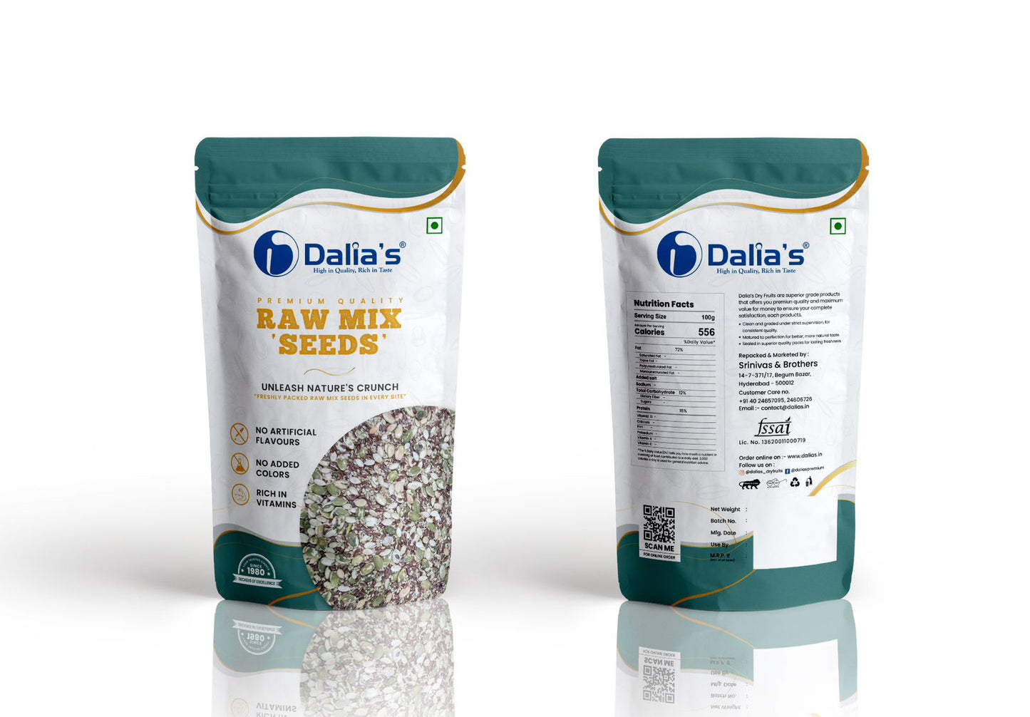 Raw Mixed Seeds (250g)