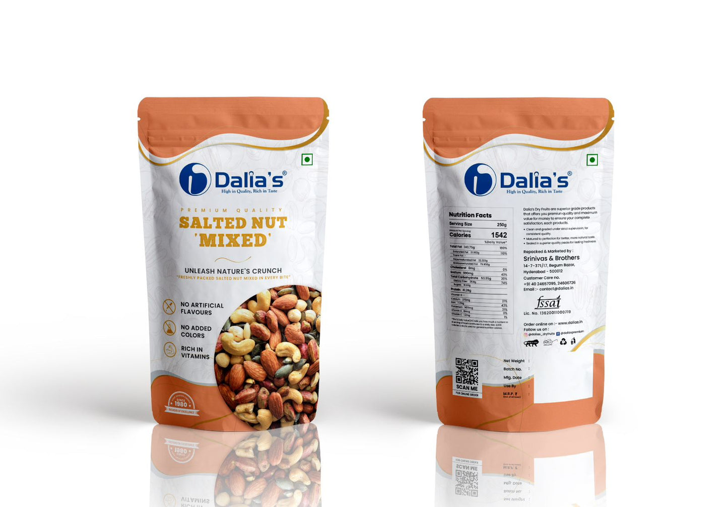 Salted Nuts Mixed (250g)