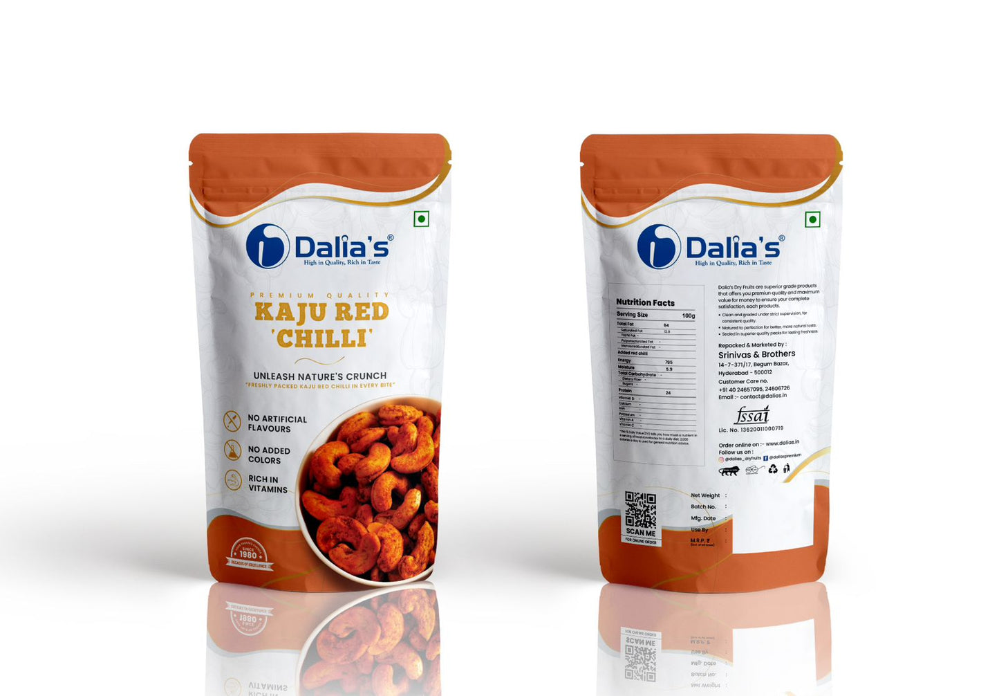 Kaju Red Chilli (250g)
